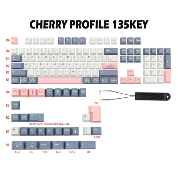 keycap set for cherry profile |  pbt keycaps for mx switches english keycap