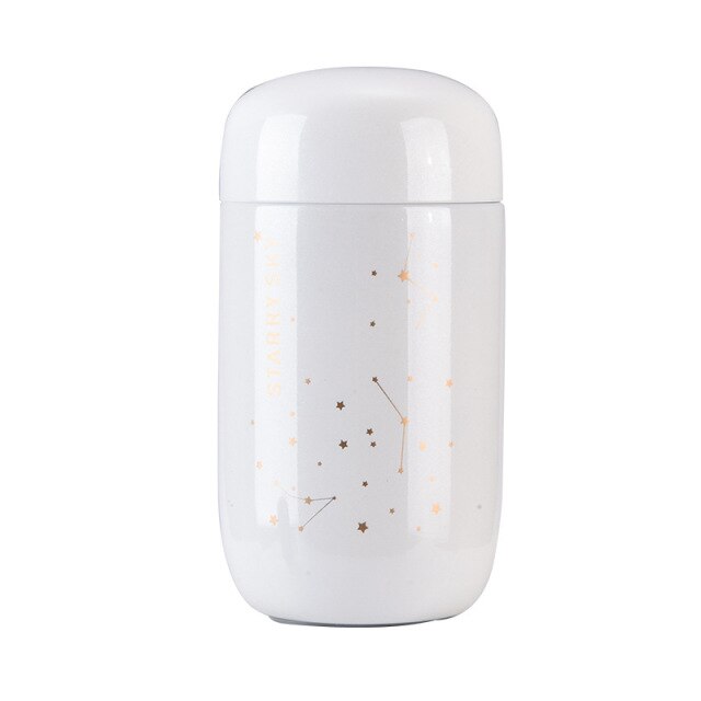 small thermos bottle  | 200ml cute thermos bottle 200ml / white