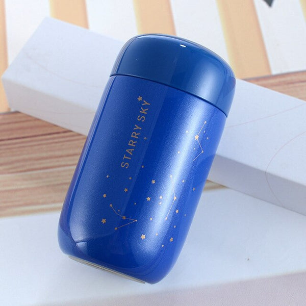 small thermos bottle  | 200ml cute thermos bottle 200ml / blue