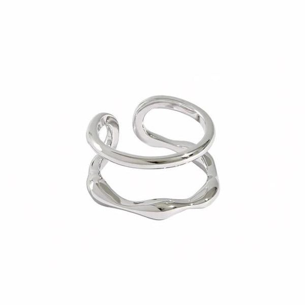 sterling silver ring for women resizable / silver