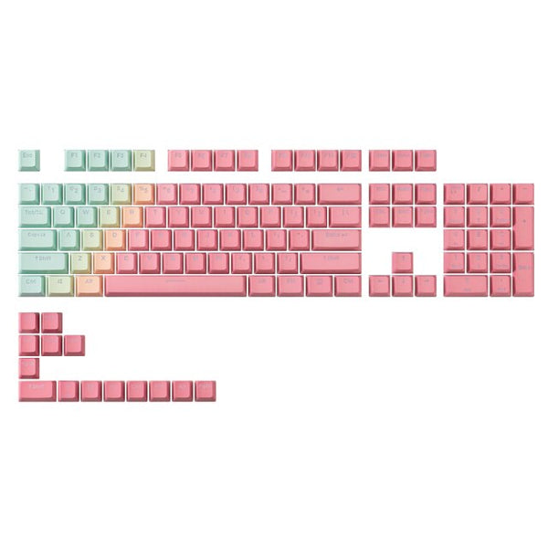 cherry profile kawaii keycap set pink