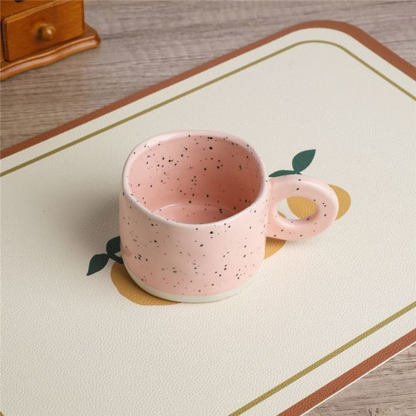 300ml cute ceramic mug pink / 300ml