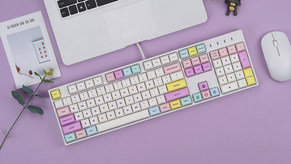 colorful keycaps set