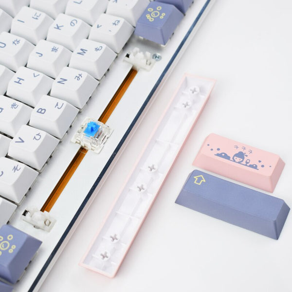 peach japanese keycaps set