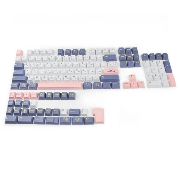 peach japanese keycaps set