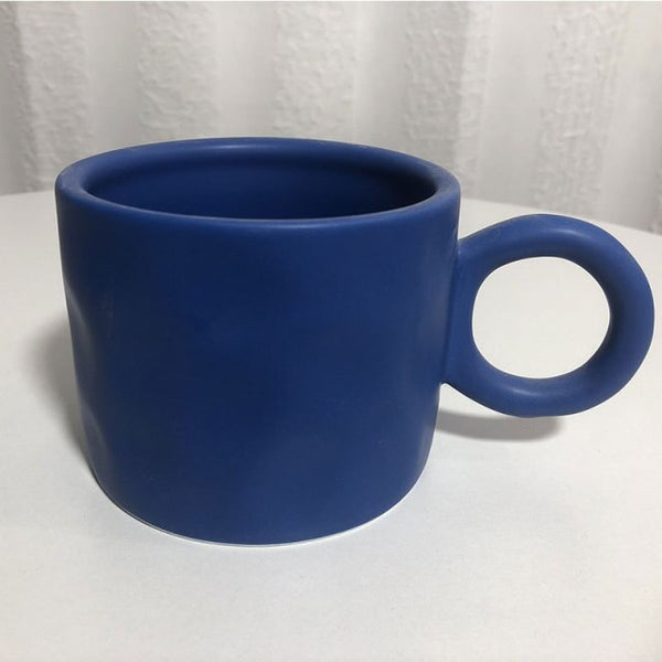 300ml ceramic mug blue 1