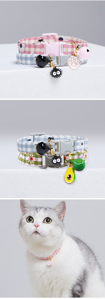 cute cat collar with bell