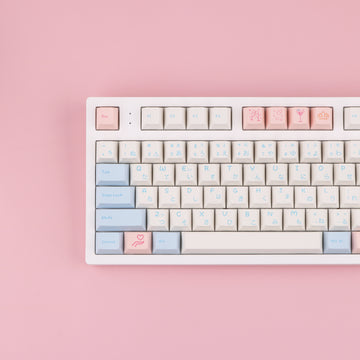 pink keycaps set